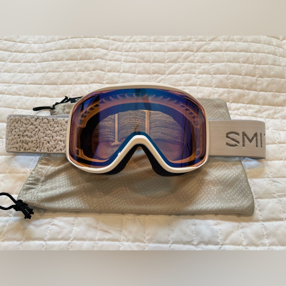 Smith White Ski Goggles